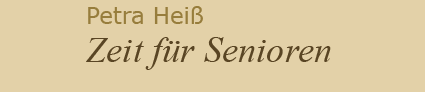 Petra Heiß - Zeit für Senioren